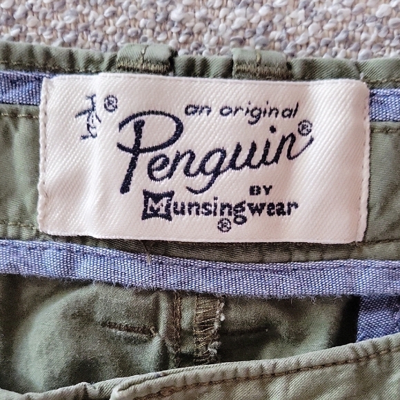 An Original Penguin Men's Green Shorts Size 32 - Picture 8 of 9